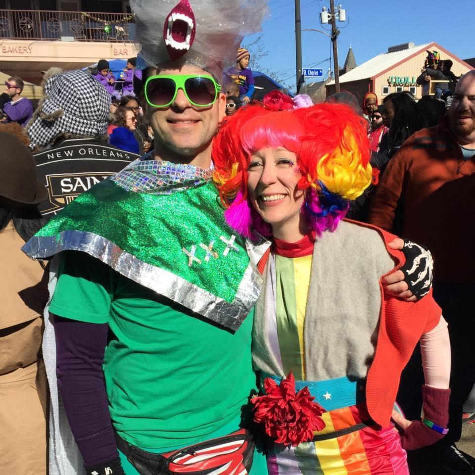 Mardi Gras Day 2016, Zulu, Lower Garden District, New Orleans.