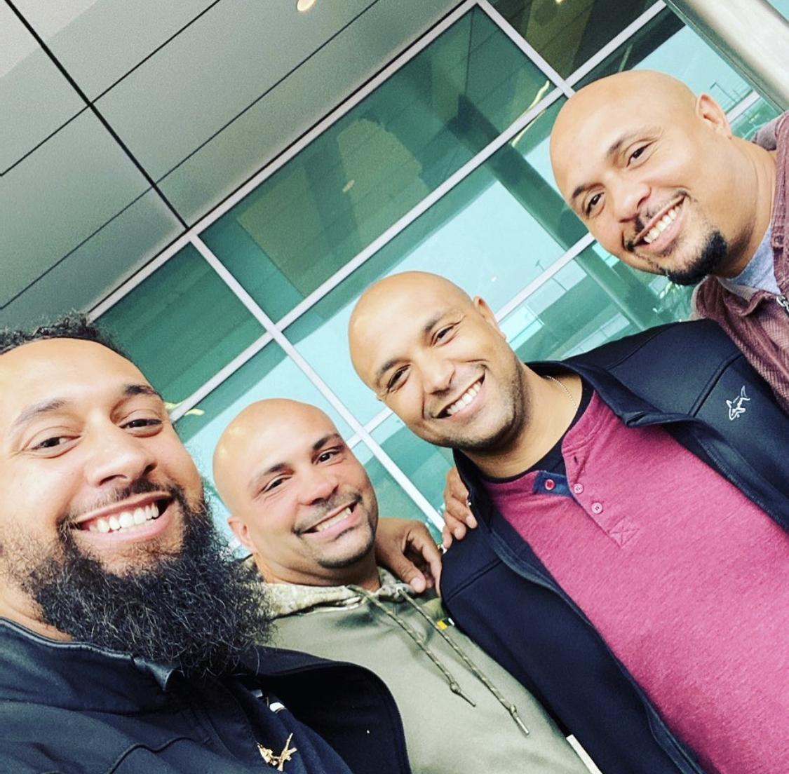 Groom with brothers/groomsmen