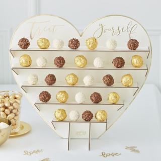 Gold Wedding Treat Yourself Chocolate Treat Stand