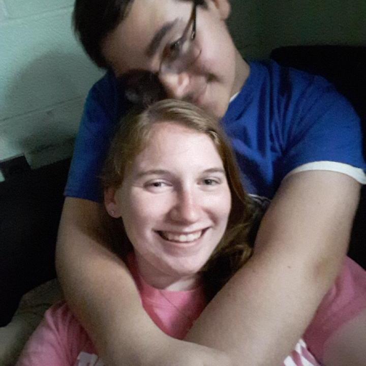 Our first photo together