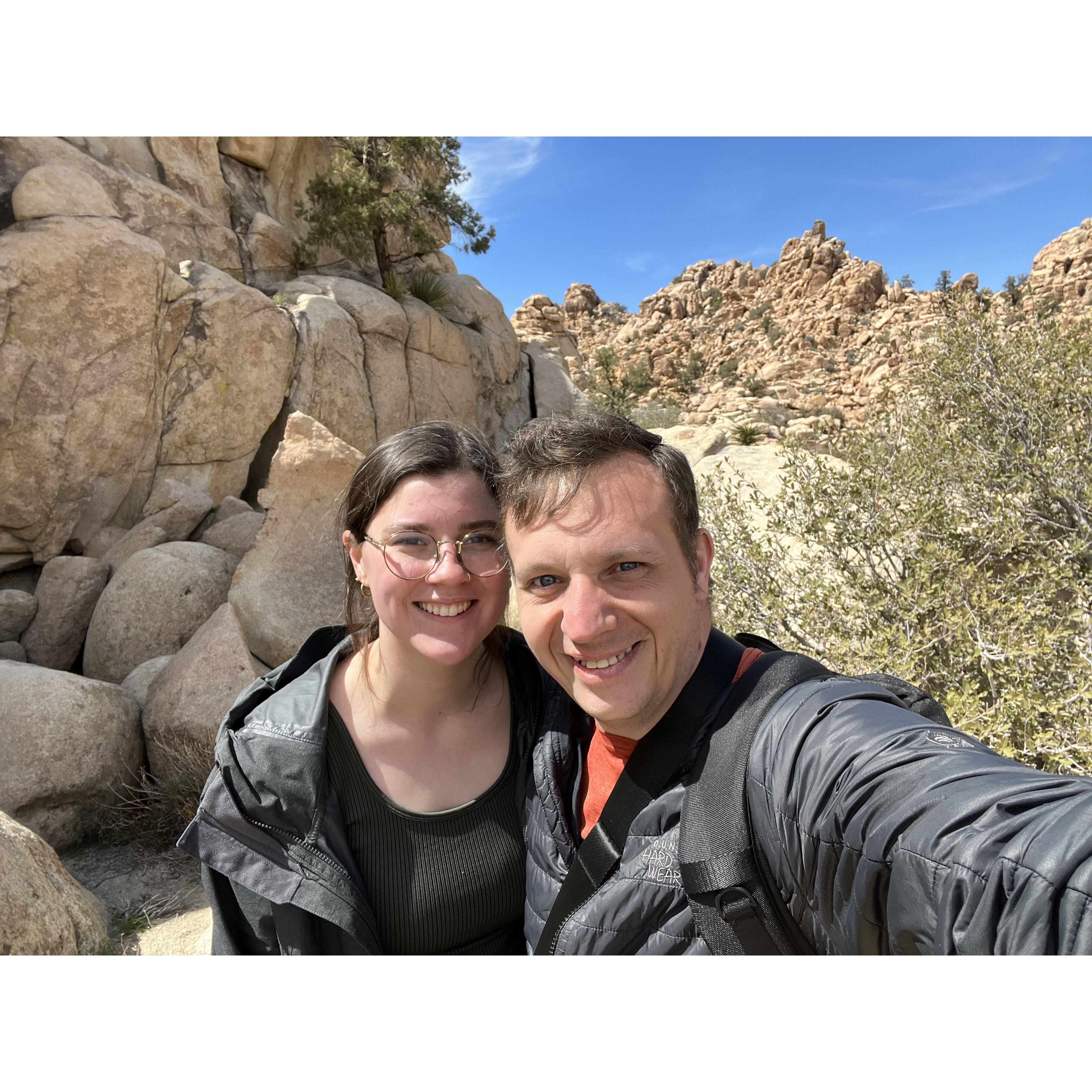 We also did some hiking. We like to hike. You should hike with us.