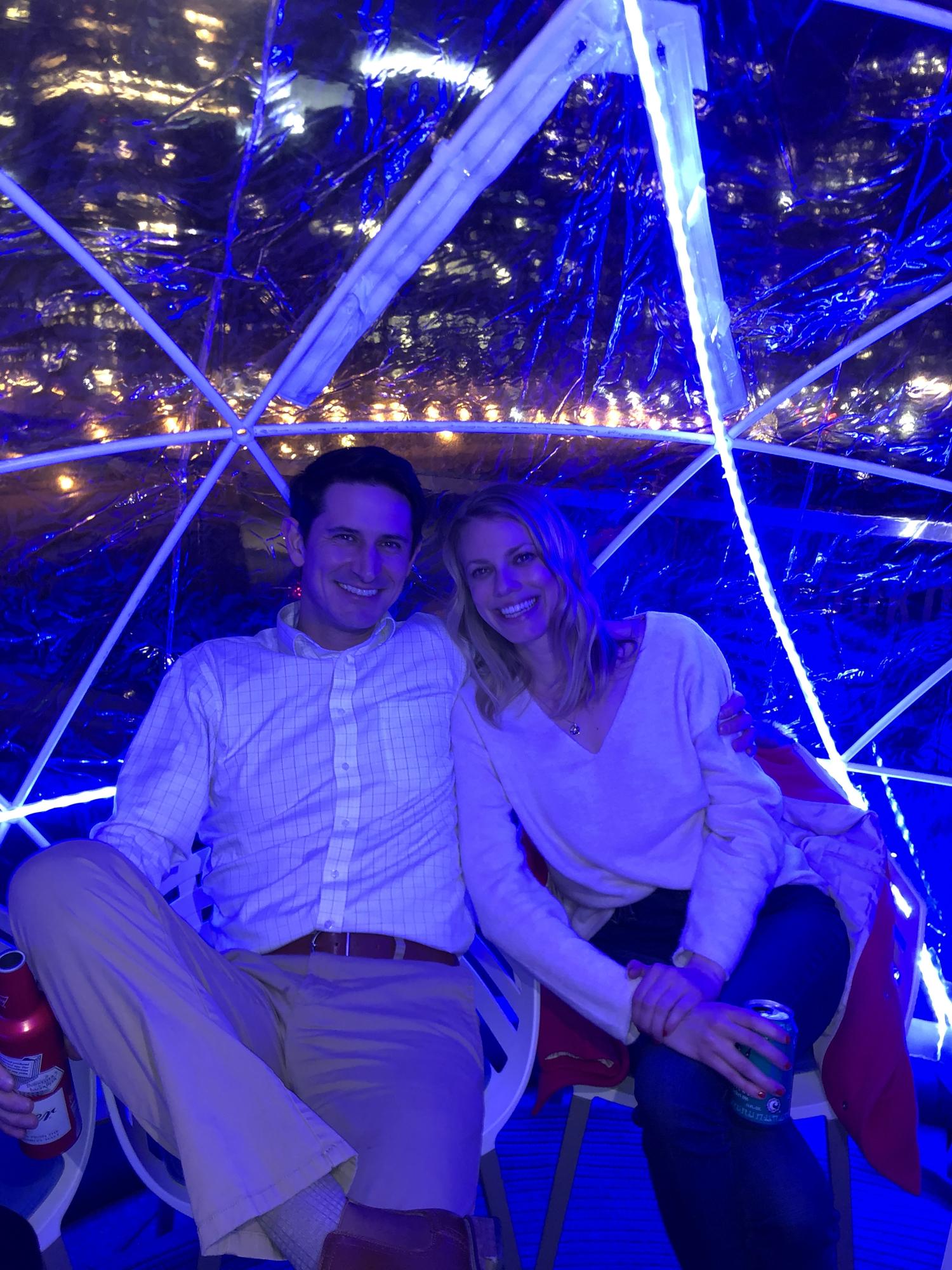Our first date! January, 2nd 2020. Someone asked if we wanted a picture so we got to capture our first date❤️