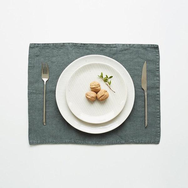 Forest Green Linen Placemat
