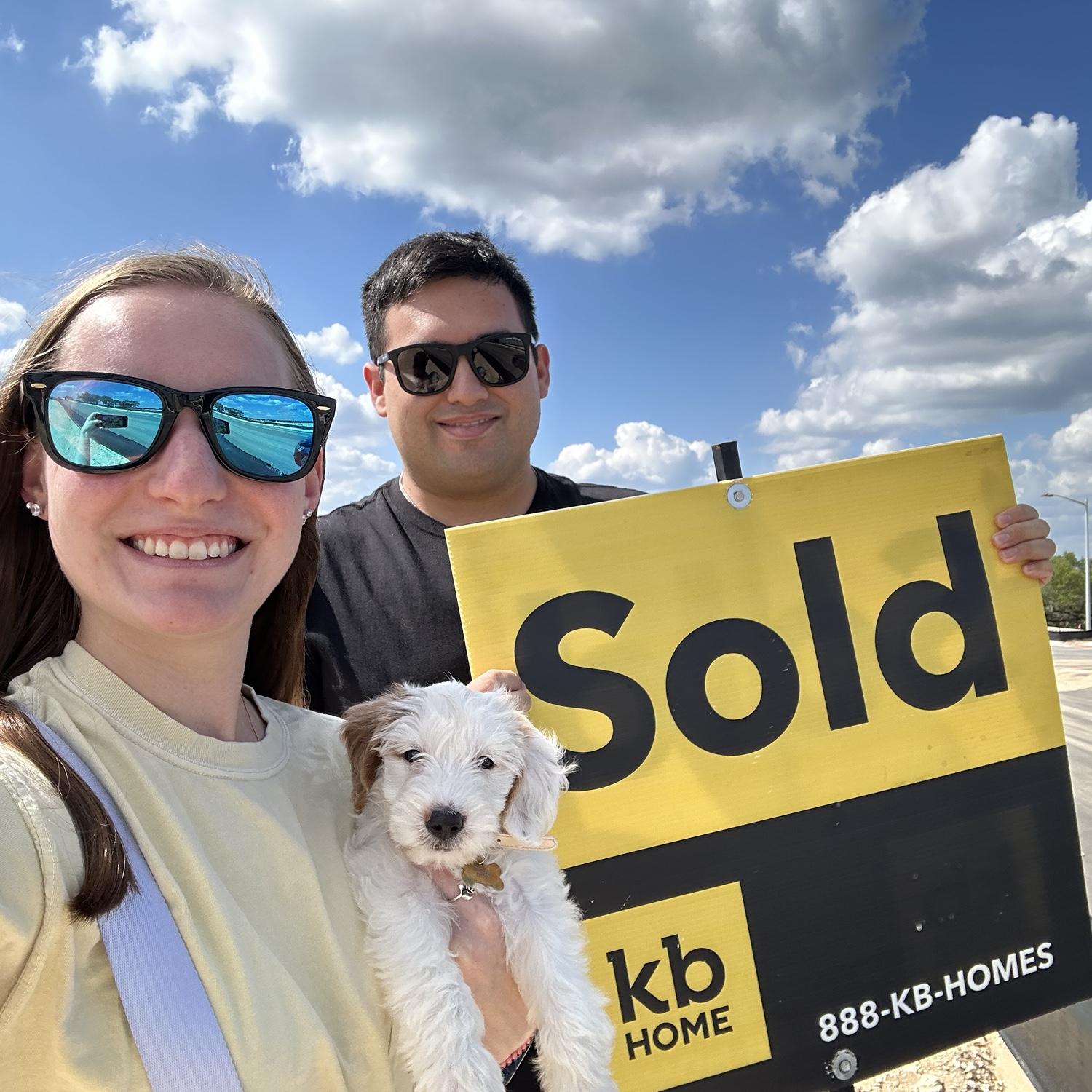 The day we said yes to our house!