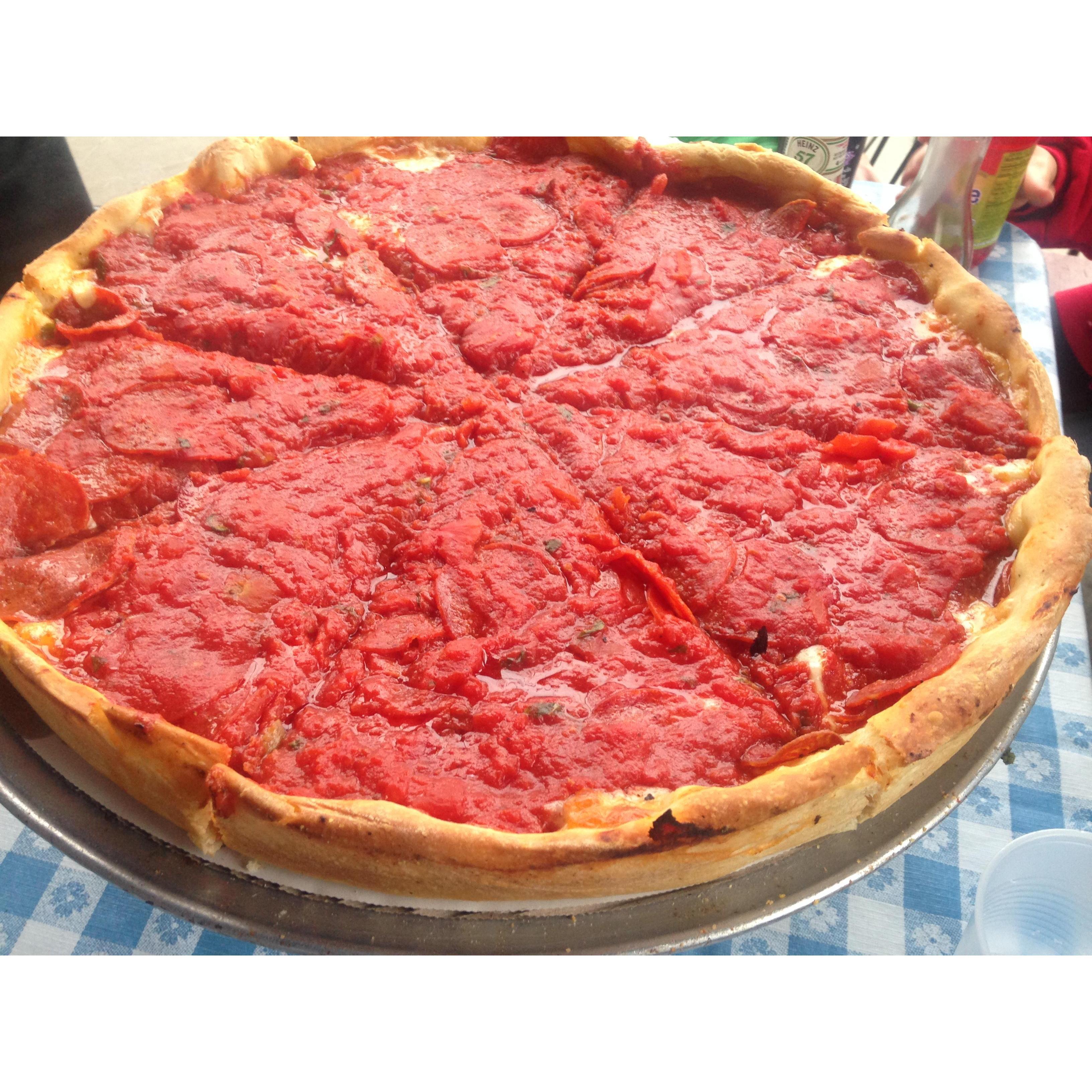 Lefty's deep dish - Our 2nd favorite deep dish spot
