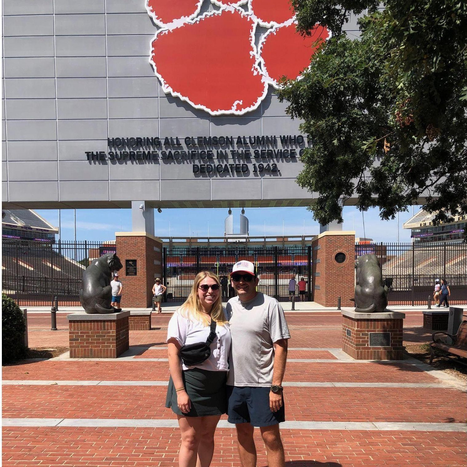 Jason's first visit to Clemson