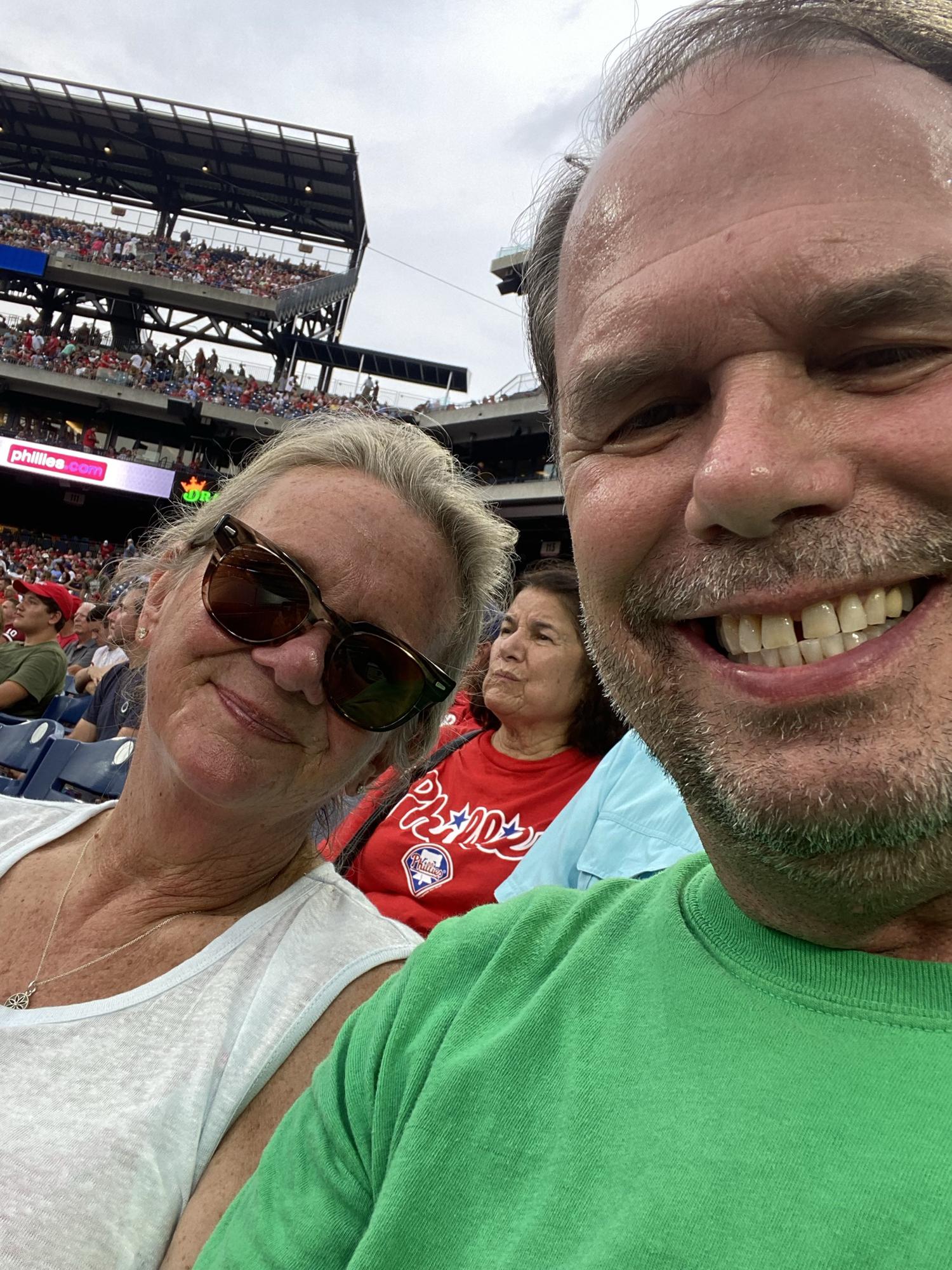 At a Phillies game