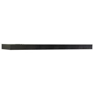 47.3 in. W x 10.2 in. D x 2 in. H Espresso MDF Floating Wall Shelf