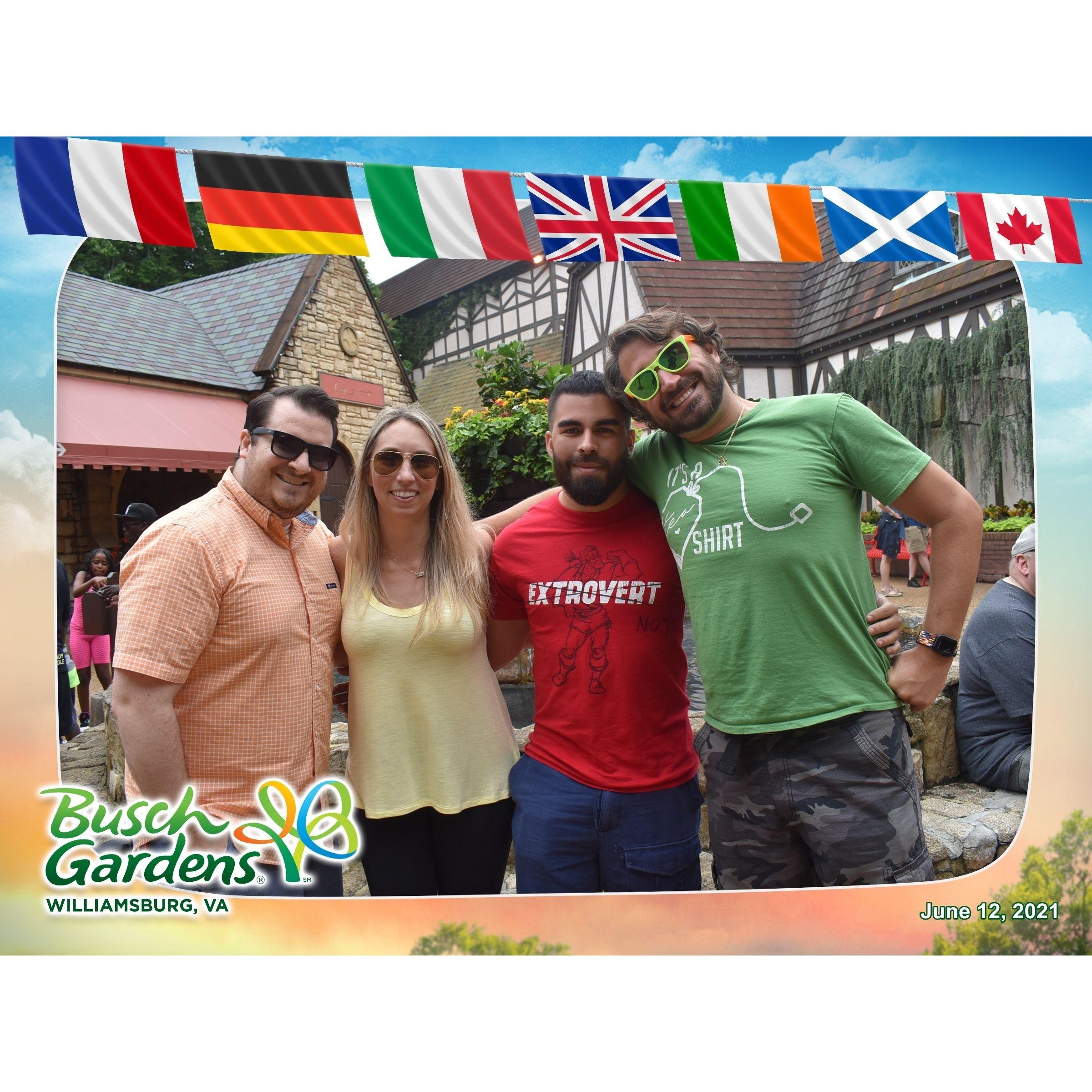 Busch Gardens with Kevin and Alli