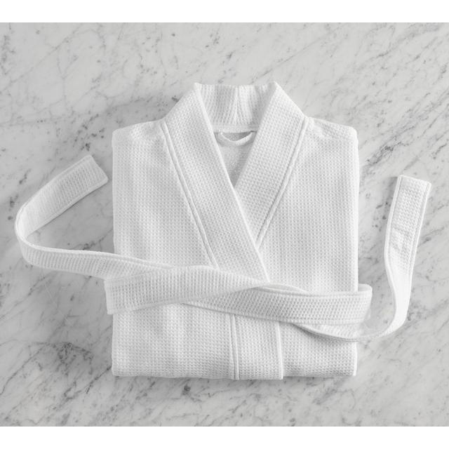 White Lightweight Resort Robe, Medium