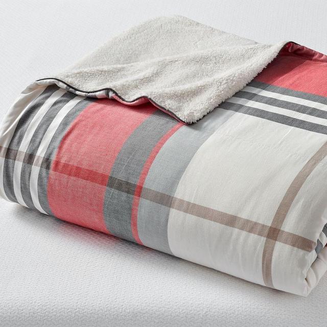 McKinley Plaid Sherpa Blanket, King/Cal King, Multi