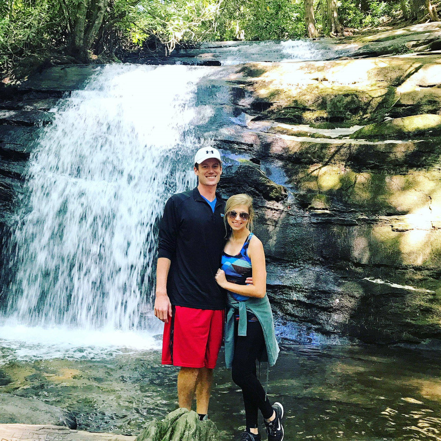 Our first full weekend together, we visited this beautiful waterfall in Blue Ridge, GA. Didn’t know at the time how special this place would eventually become to us!