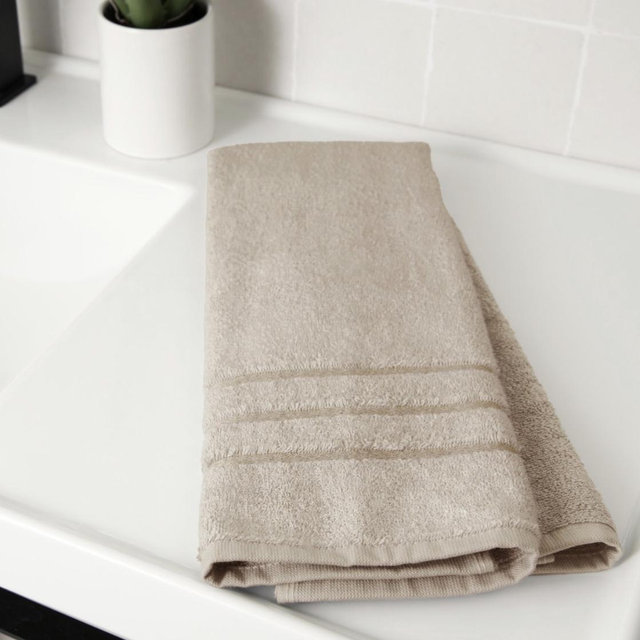 Bamboo Hand Towel - Stone