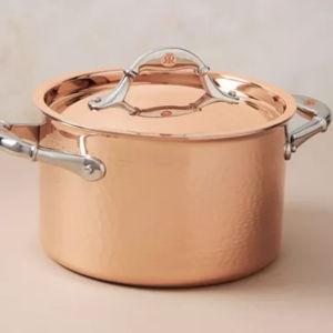 Ruffoni Symphonia Cupra Soup Pot with Lid, 3.5 Qt.