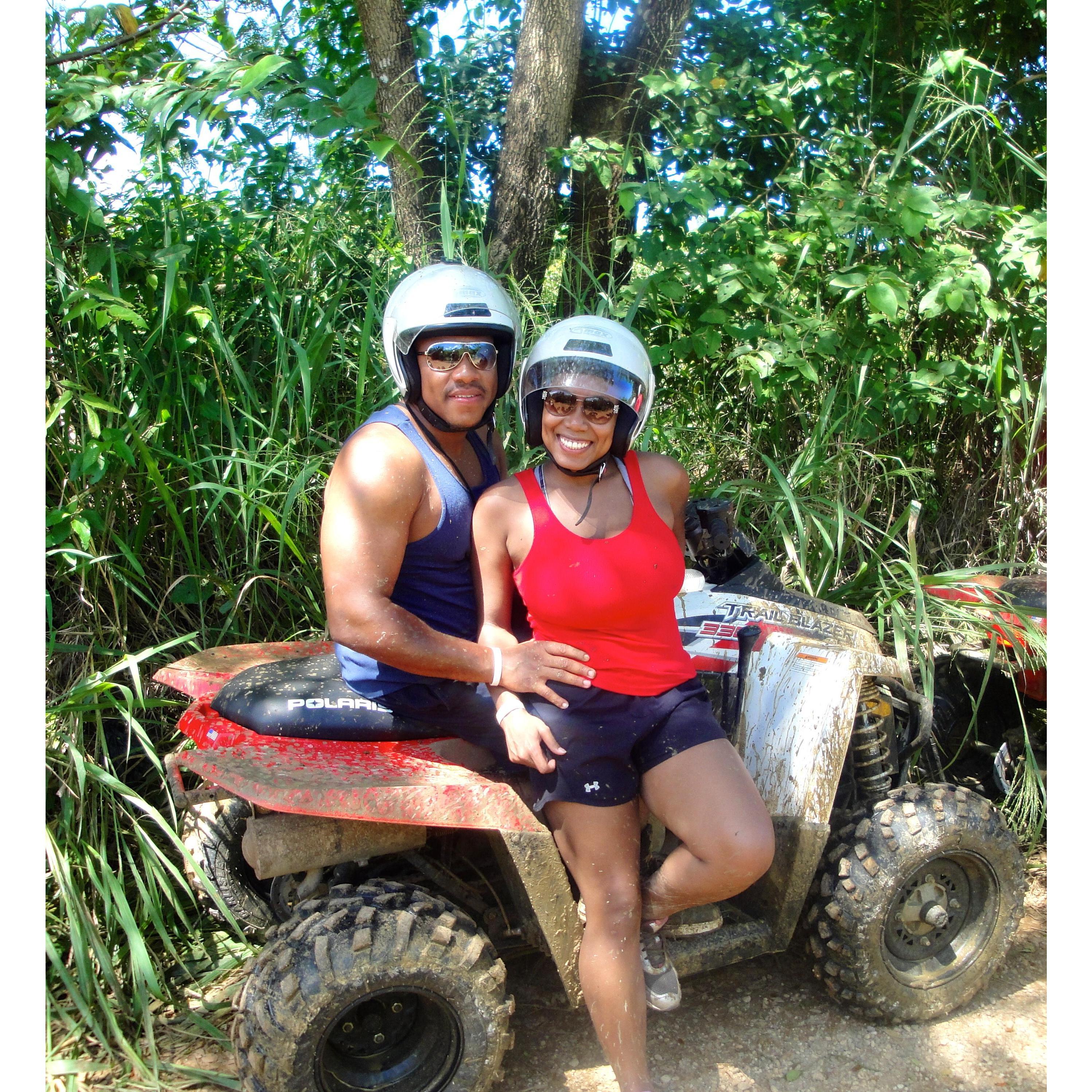 ATVs in Jamaica. So much fun!