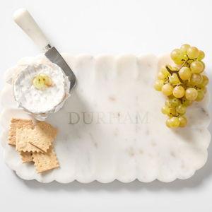 Personalized Marble Petal Cheese Board | Mark and Graham