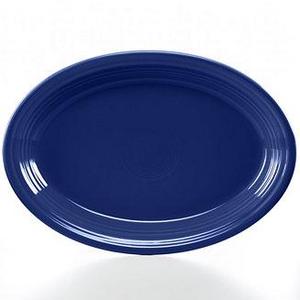 Cobalt 13" Oval Platter