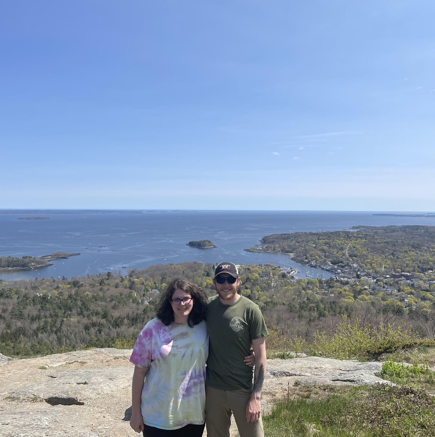Camping in  Camden, ME.