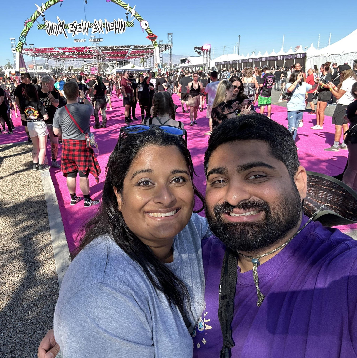 Mel's first festival