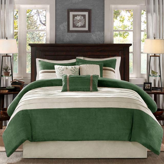 Madison Park® Palmer 7-Piece Queen Comforter Set in Green
