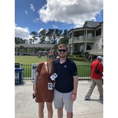 The RBC Heritage golf tournament, little did we know it would be our wedding venue!