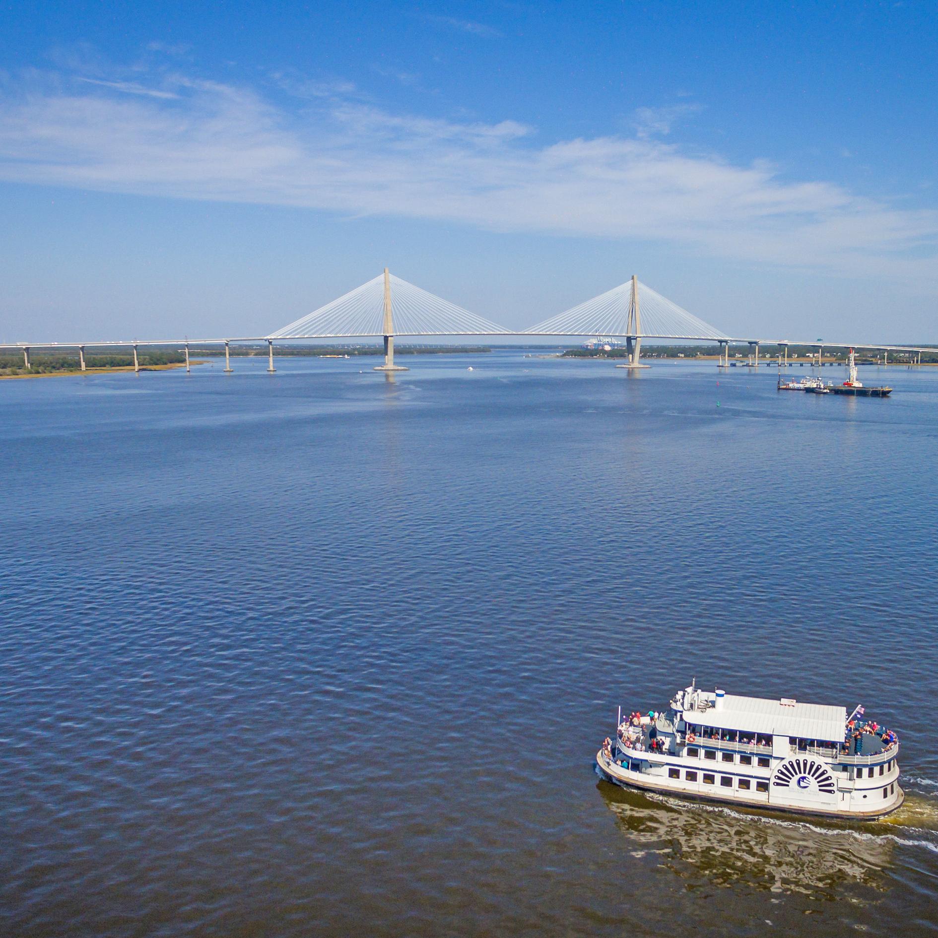 Wine Wednesday Harbour Cruise in Charleston