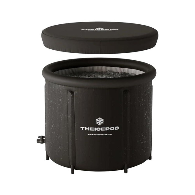 The Pod Company – The Ice Pod – Portable Ice Bath for Recovery & Wellness – Collapsible Design with Thermal Lid – For Athletes & Everyday Cold Plungers