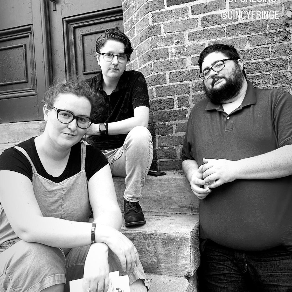 At Cincy Fringe Fest with our friends Katie & Harley