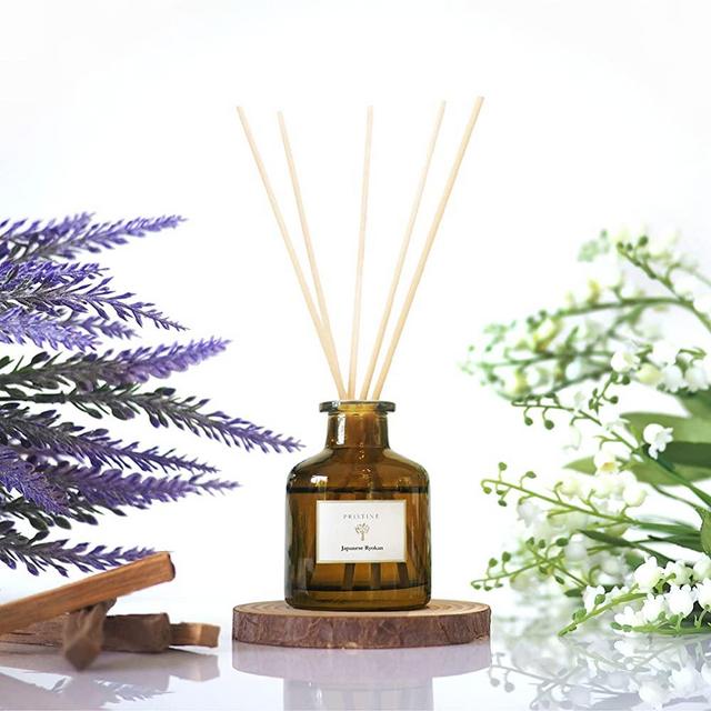 Japanese Ryokan / Inspired by Shangri-la Hotel Reed Diffuser for Home | Fresh Lavender, Moroccan Amber Reed Diffuser Set, Oil Diffuser & Reed Diffuser Sticks | Home & Office Decor | Fragrance Gift