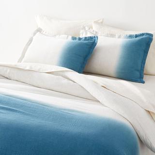 Pure Linen Dip-Dye Duvet Cover
