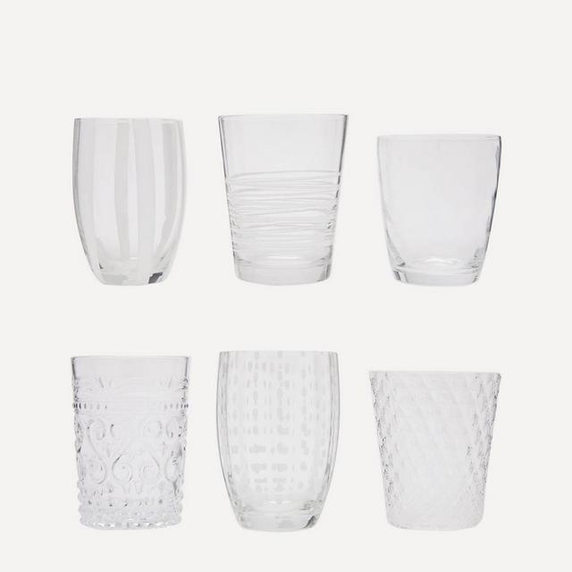 Melting Pot Assorted Glasses Set of 6