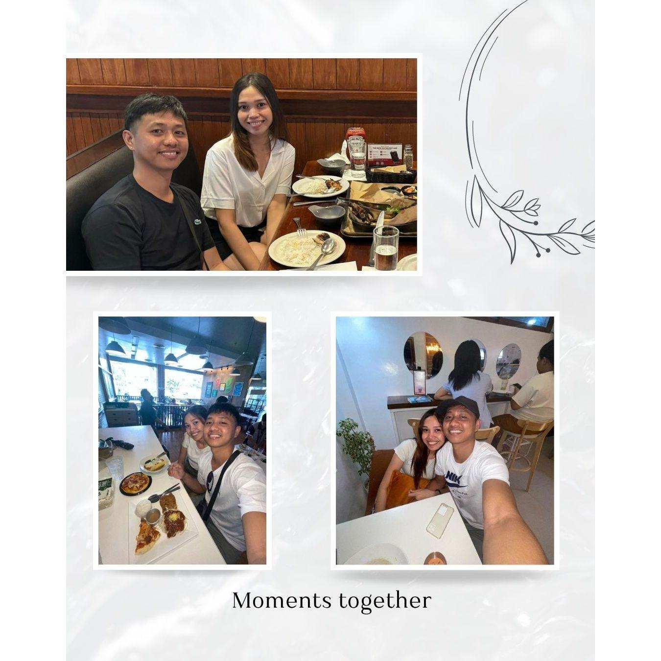 Officially each other’s forever food buddy —
from shared bites to shared lives. Haha! ;) ♡