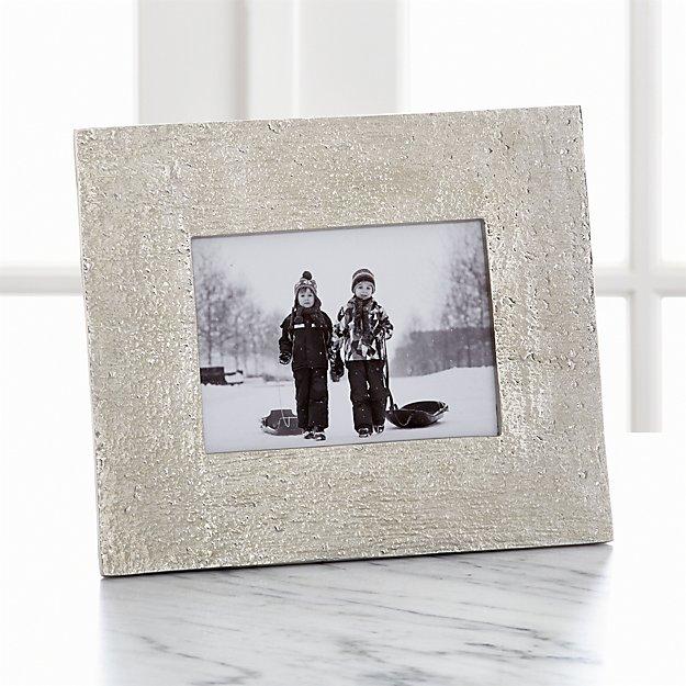 Silver Bark 5"x7" Picture Frame