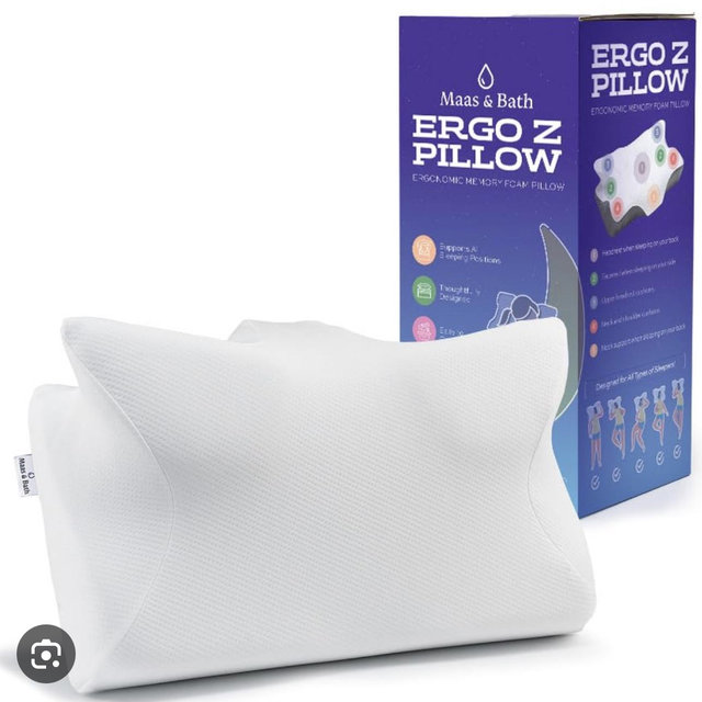 ERGO Z PILLOW - #1 ERGONOMIC MEMORY FOAM PILLOW