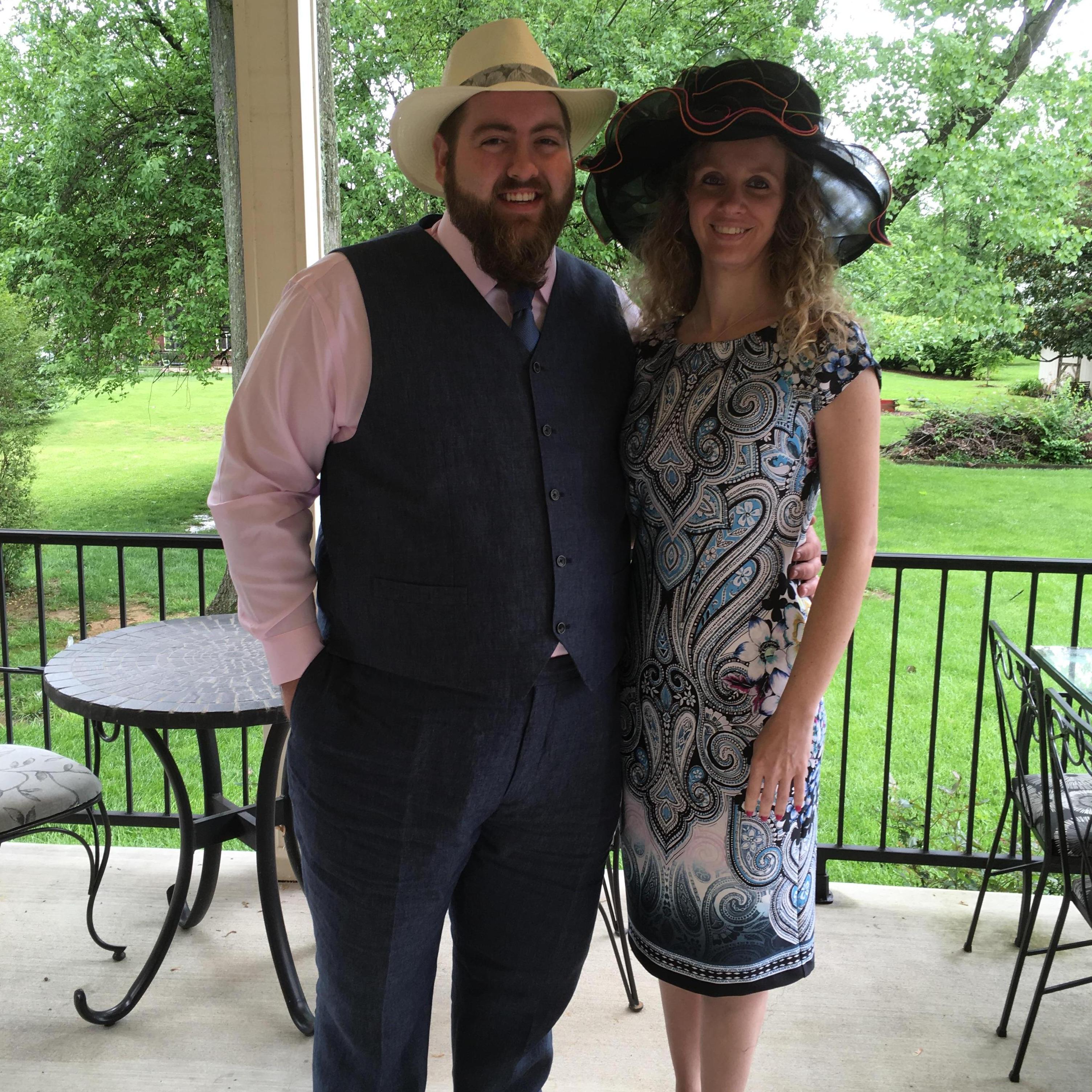 Our first time to the Oaks. It was cold and rainy but we had a wonderful time.