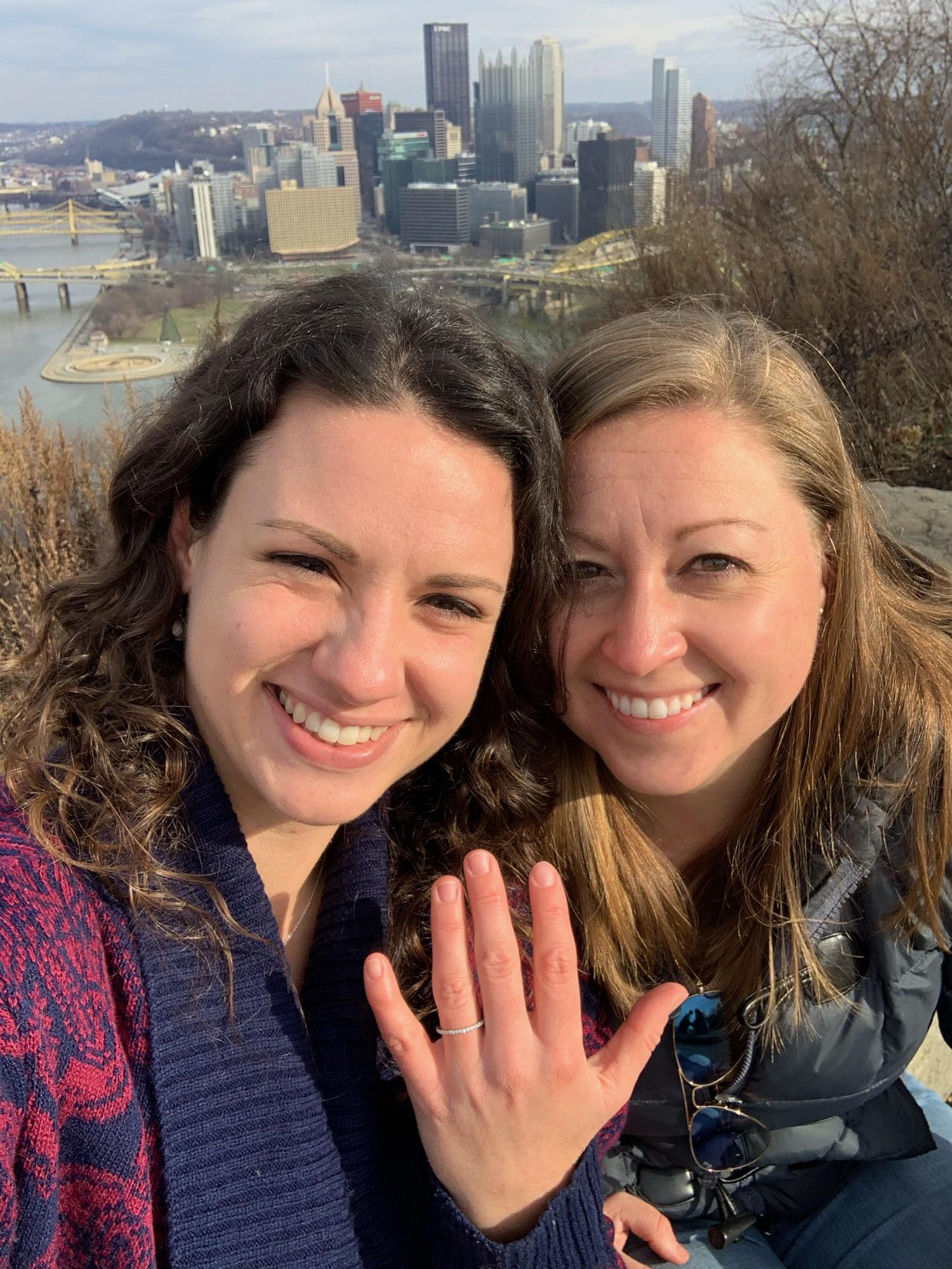 Engaged in Pittsburgh 1/8/21