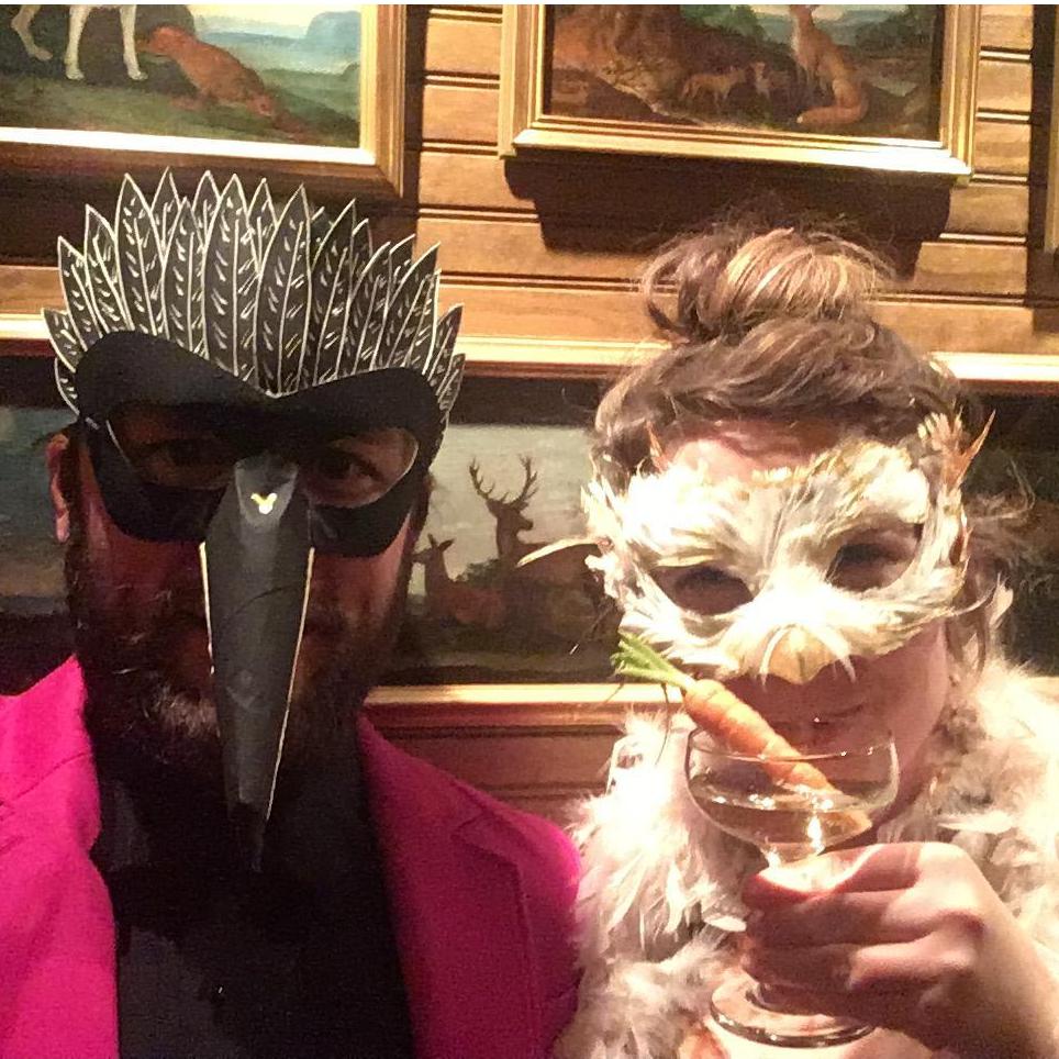 New Year's Eve masquerade.