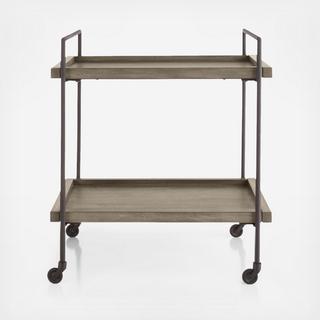 Beckett Wash Rolling Bar Cart