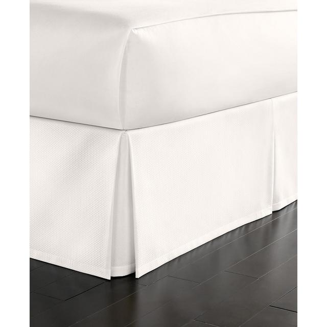 Martha Stewart Collection King Cotton Pique Bedskirt