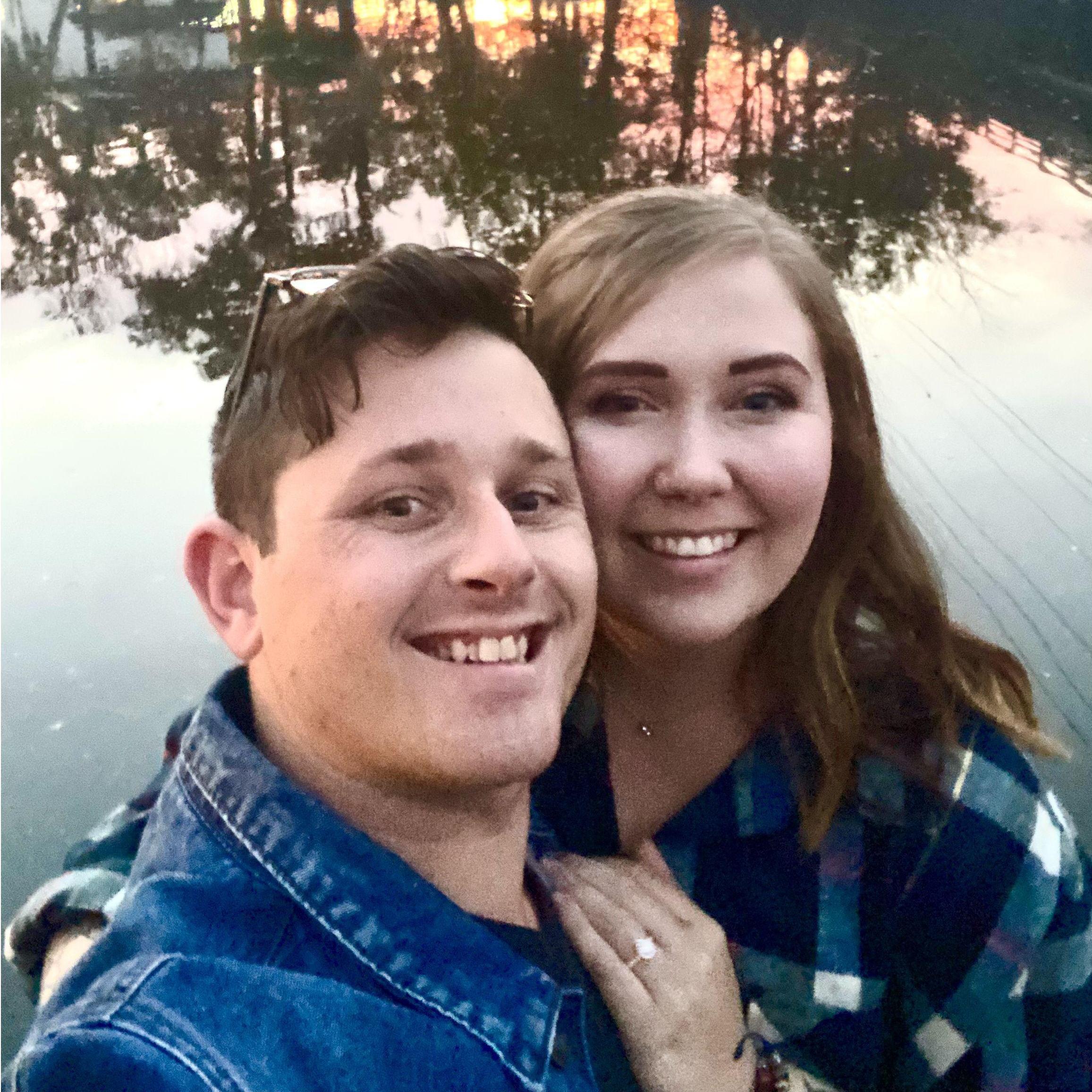 The night we got engaged!