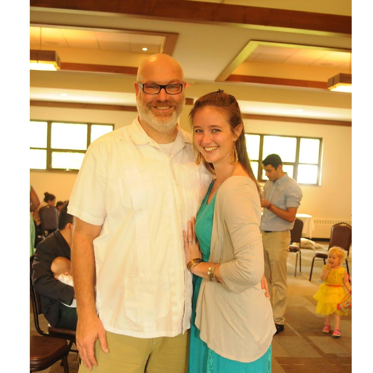 Our twin nephews' baptism