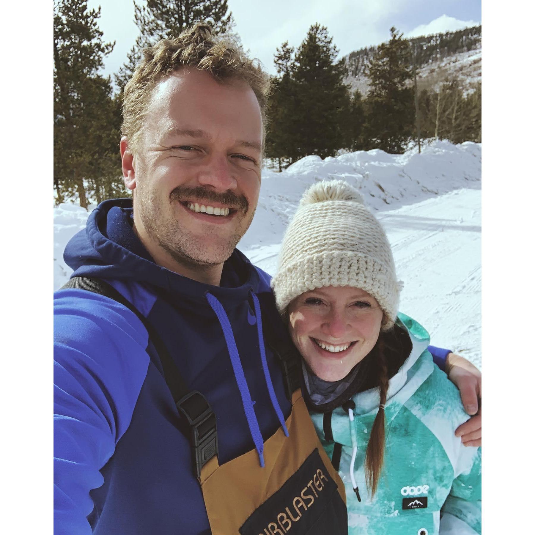 Our first trip as a couple and first time in Colorado together!