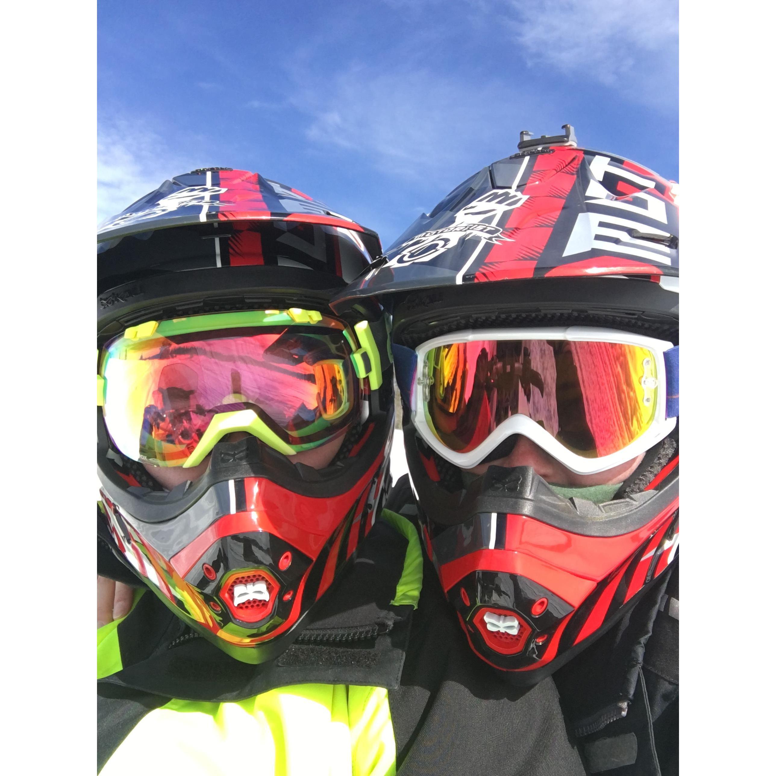 Snowmobiling through the Grand Teton National Park & Yellowstone National Park 2018