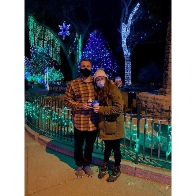 Even in a Covid year we made it out to zoo lights!
