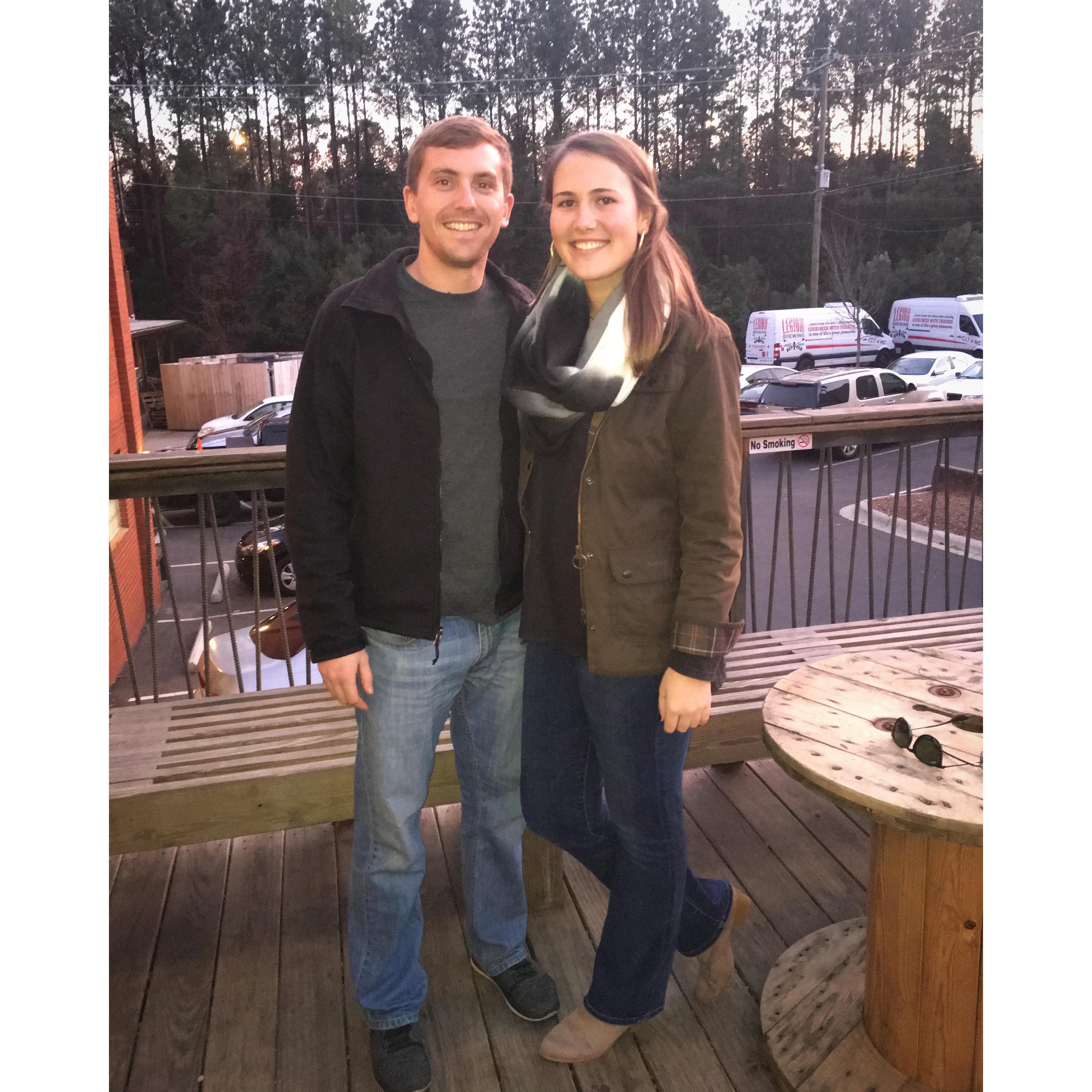 One of our many trips together. Charlotte for the 2018 New Year.