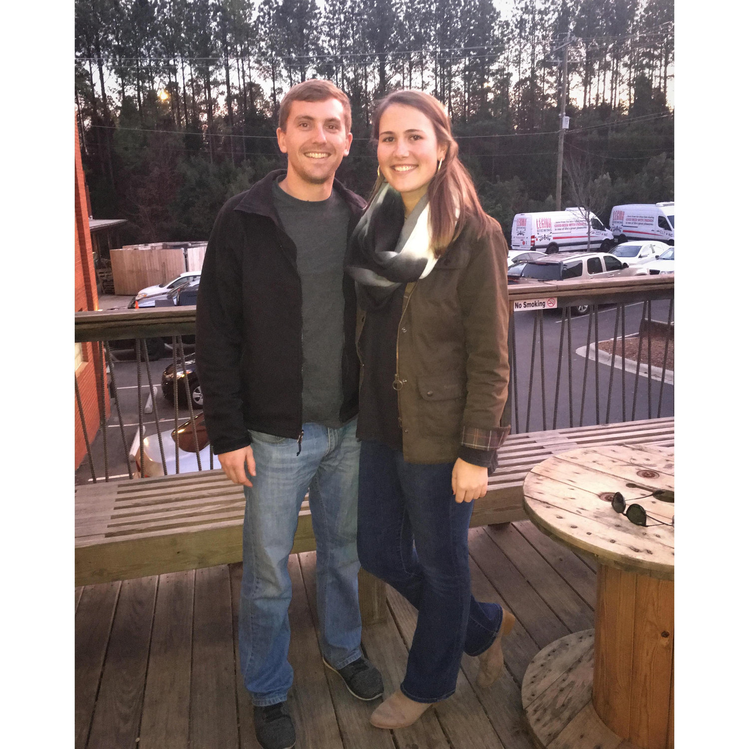 One of our many trips together. Charlotte for the 2018 New Year.