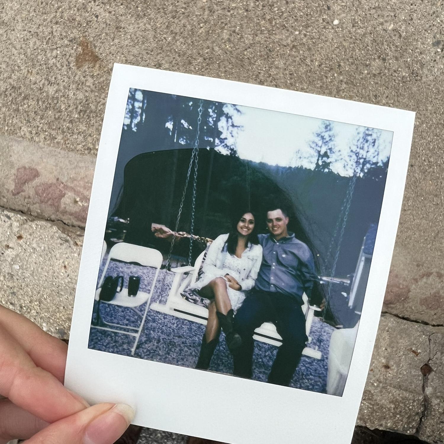 Our first photo together 🩵