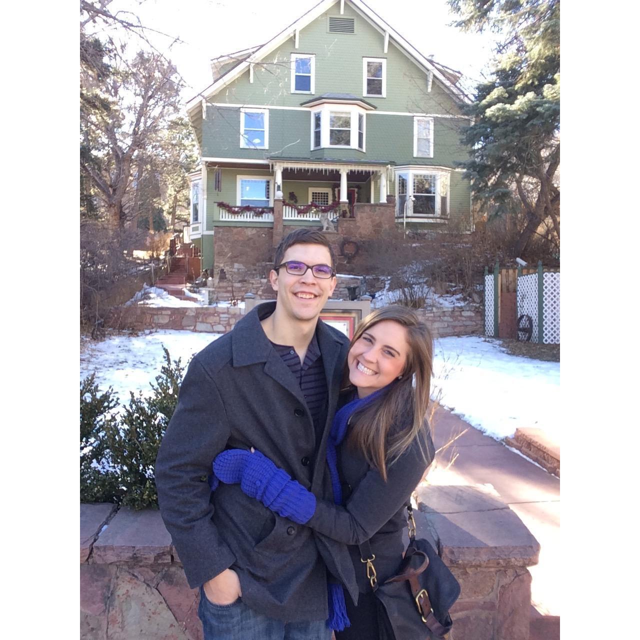 January 3, 2016: Joel surprised Madison with a late Christmas gift and the two of them spent their first romantic weekend away in Manitou Springs, CO.