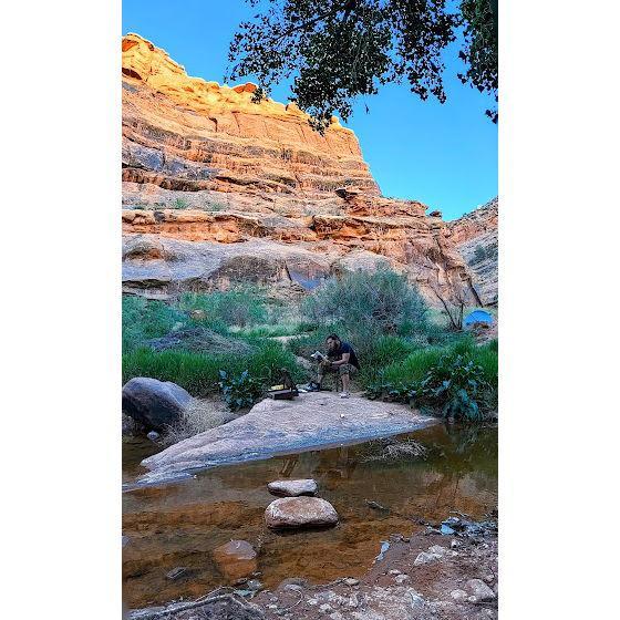 Zach living his best life in Moab