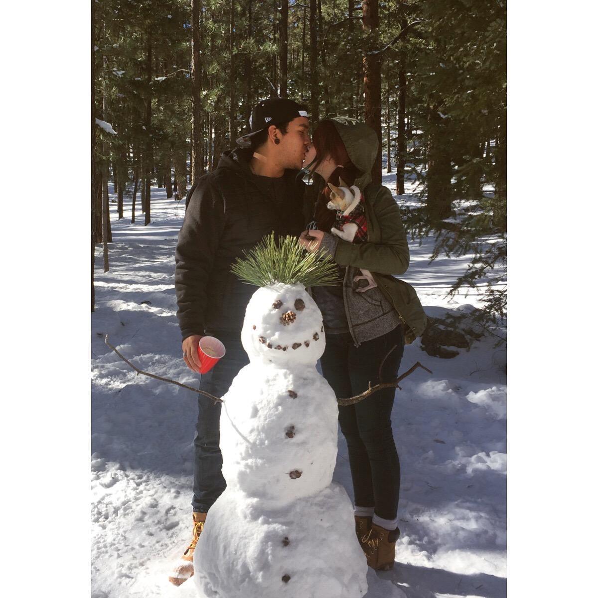 December 2015. The Baize family rented a cabin for a few nights and we made a friend! We also got to witness Dustin propose to Stephanie. It was really a magical time.